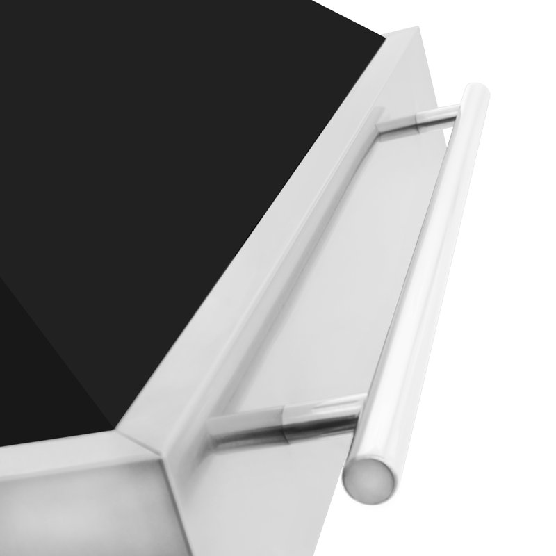 Hotte de cuisine ZLINE 36 po avec poignée en acier inoxydable ZLINE, Noir mat