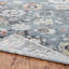 Tapis noué à la main à motif de jardin azur Johannes-1678470458