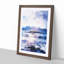 Surfing in Rhode Island in Abstract - Framed Print-55728503-55728504