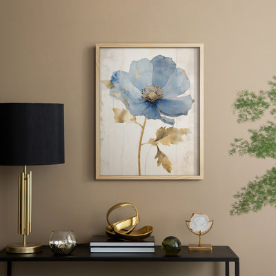 Impression encadrée FLORAL Series - bois massif
