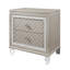 Table de chevet Cross Glam Champagne