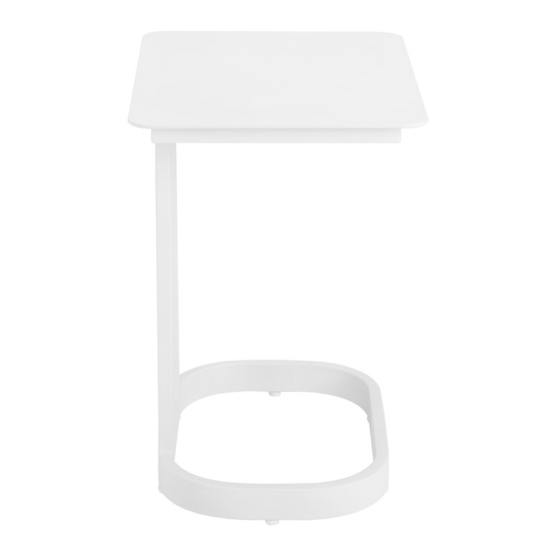 Friss End Table Black, White