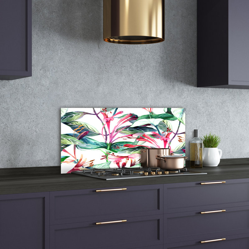 Norgard 50cm W x 100cm L Glass Peel and Stick Panel