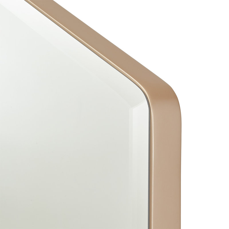 La Rachelle Wood Flat Wall Mirror