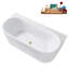 Bac autoportant 67 po avec drain interne Streamline-101413377