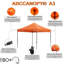 Abri instantané commercial 10 pi The Pop Up Canopies L 10 pi. D Auvent escamotable en métal-57807302