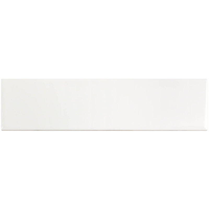 Manchester 3x12 Glossy Ceramic Subway Tile, Bianco White