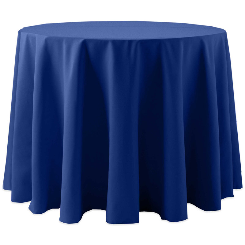 Ultimate Textile -2 Pack- Cotton-Feel 102-Inch Round Fine Dining Tablecloth, Ivory Cream, 108" x 108", 2, Royal