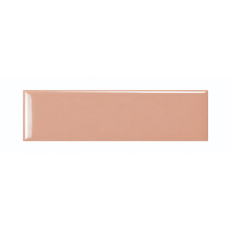Curvaceous 3" x 12" Ceramic Wall Tile, Blush