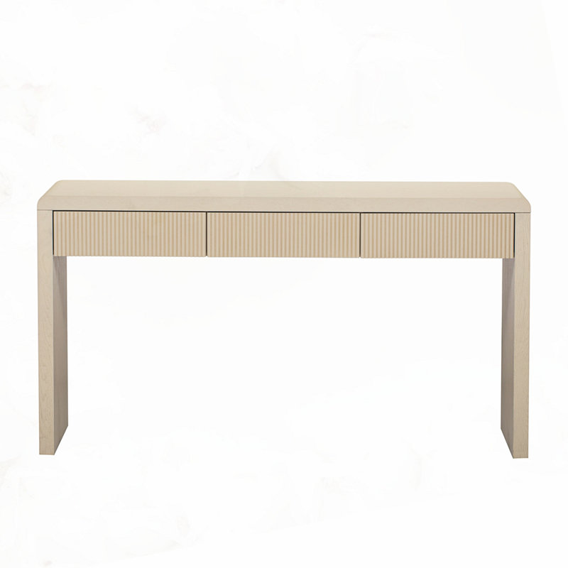 Console rustique avec tiroirs, Abricot