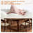 Modern French Country Style Rectangular Solid Wood Dining Table Set-1369860653