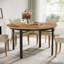 Round Metal Base Dining Table
