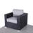 Ensemble de conversation pour 7 personnes avec coussins Demarest Wicker-1280465593