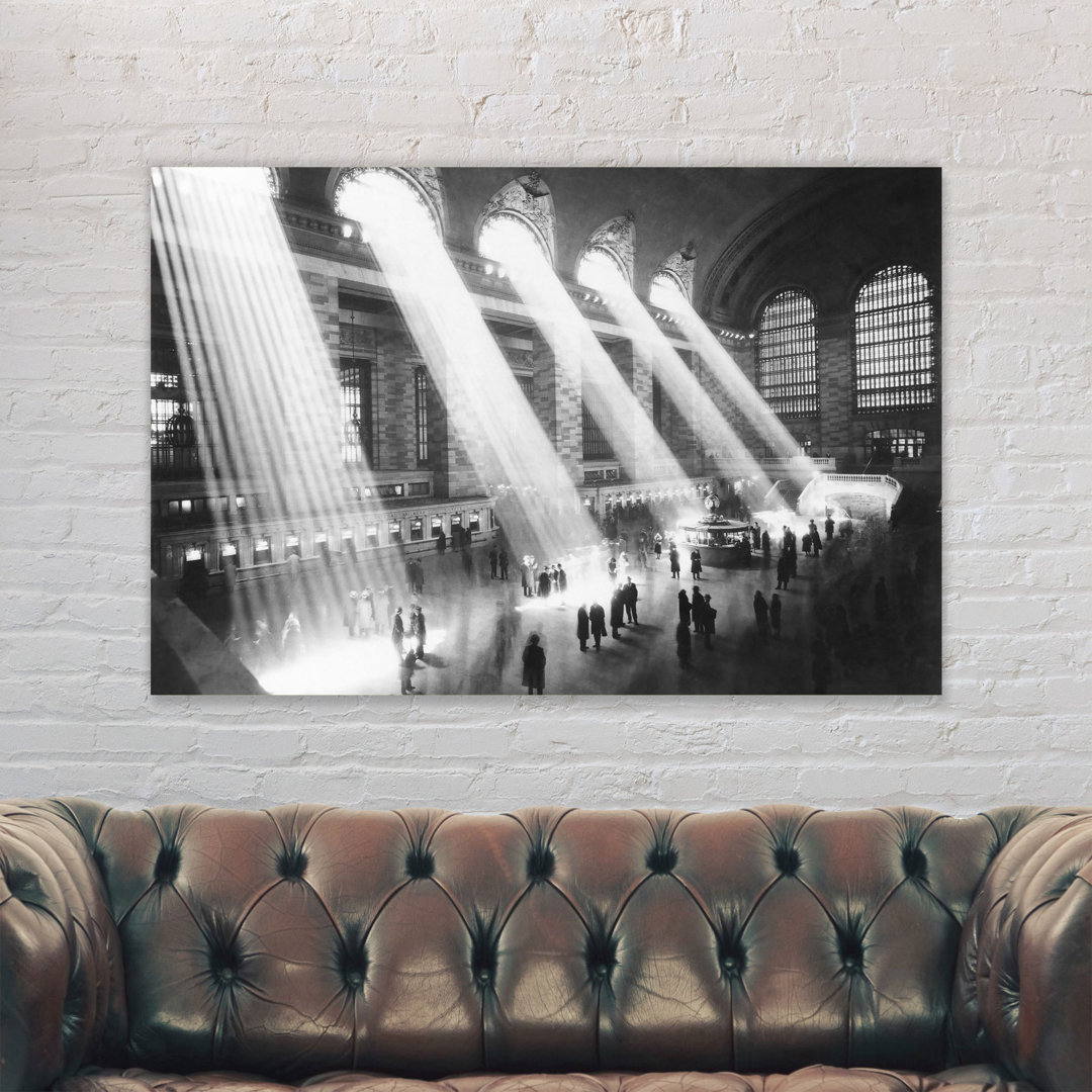 Grand Central Station New York 1913 - Wrapped Canvas Print
