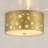 2-Light Star Cutout Flush Mount Ceiling Light