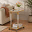 Table d'appoint en verre, table de bout en acrylique-1799531408