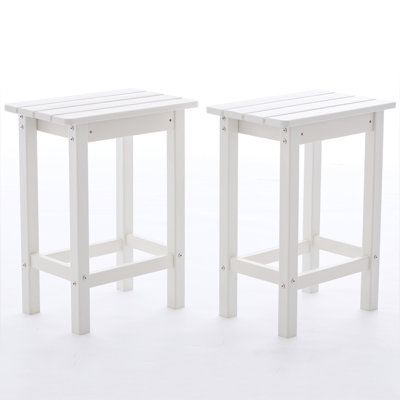 Ensemble de 2 tabourets de bar Hdpe