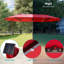 Parasol à DEL double face 13 x 7,2 pi avec auvent résistant aux rayons UV et manivelle pour jardin-1758710256