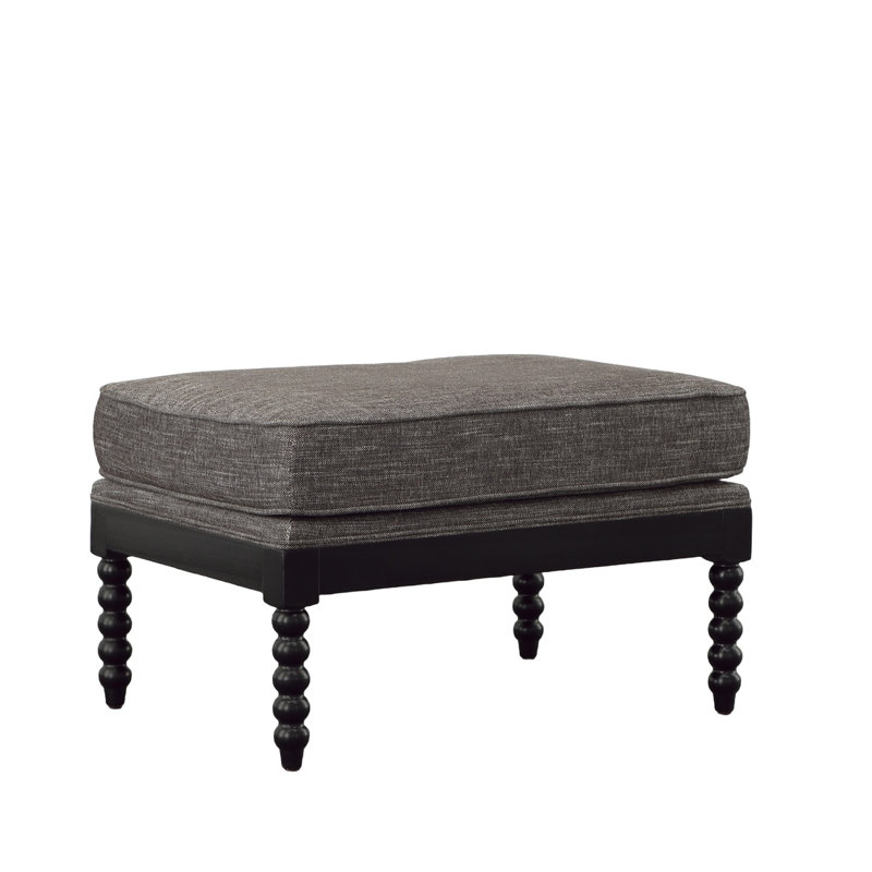 Repose-pieds Berk, Gris, Noir