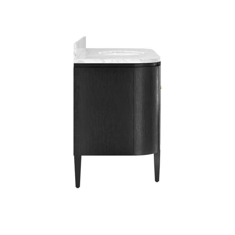 Briallen 48'' W Single Vanity, Caviar Black