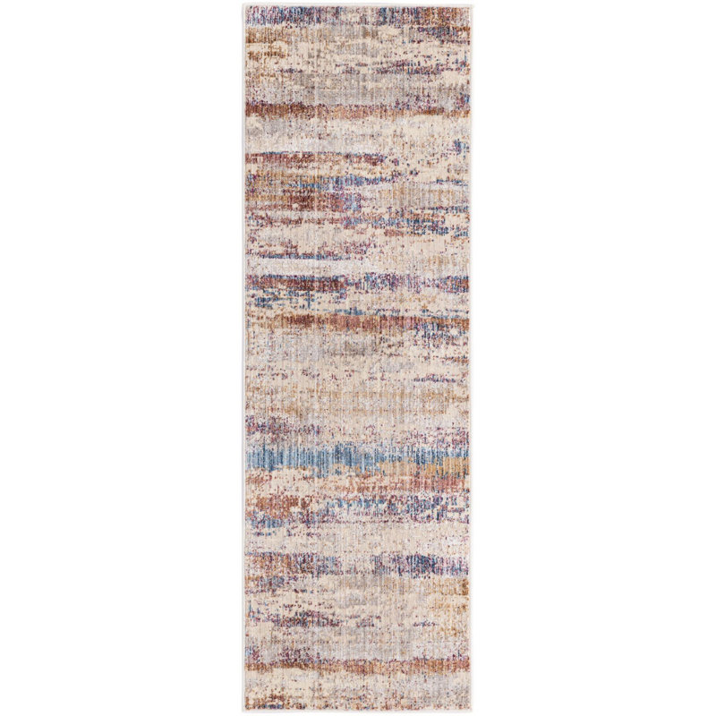Ainars Abstract Indoor Rug, Runner 2' x 6'