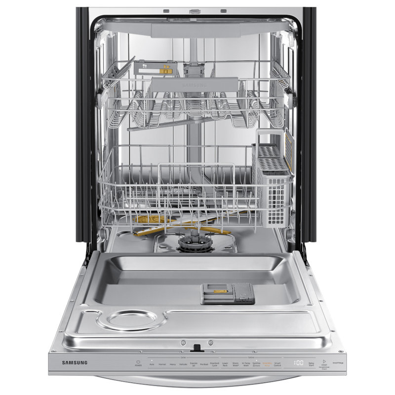 Lave-vaisselle Samsung Smart 42dBA avec StormWash + ™ et Smart Dry de Samsung, Acier inoxydable