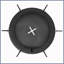 Trampoline Springfree No Gap 6 pi - noir-124620254