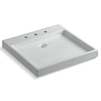 Purist® Ceramic Rectangular Drop-In Bathroom Sink