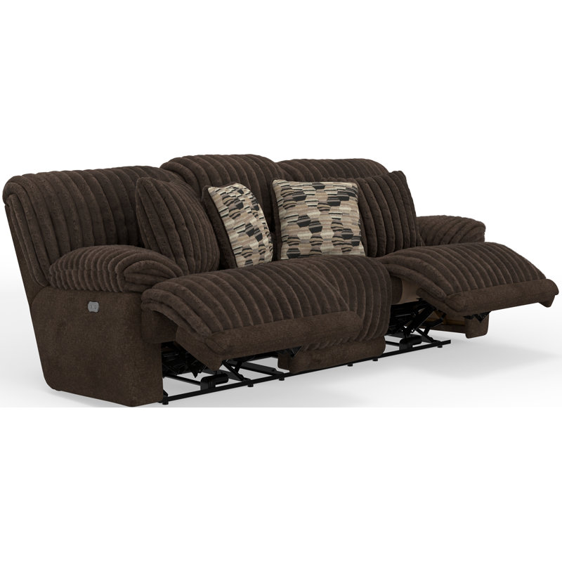 Jahlil Upholstered 89'' Reclining Sofa, Power - Push Button
