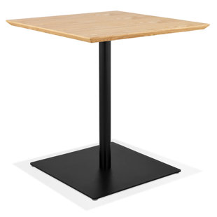 Agtelse Ash Metal Base Dining Table
