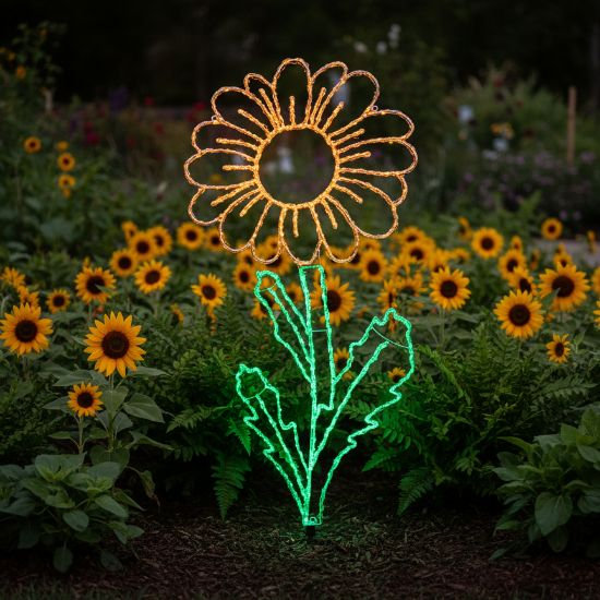 2D Sunflower Sign