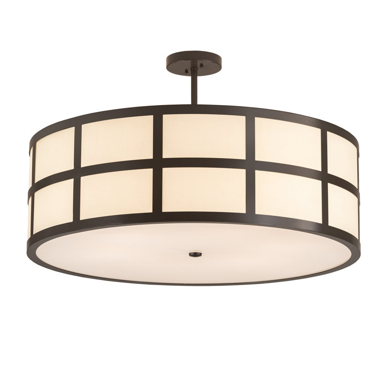 Plafonnier semi-encastré 6 lumières 36 po Zilwaukee