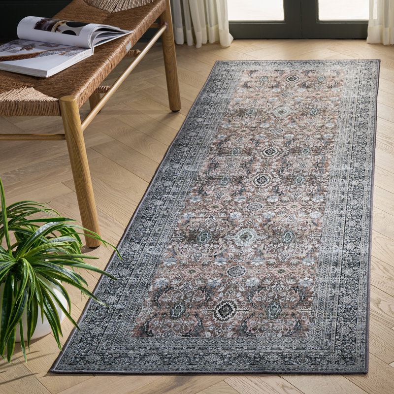 Tapis oriental lavable à la machine Tucson 221 Performance, Tapis de couloir 2 pi 6 po x 8 pi