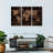 " Tea Coffee World Map " 3 Piece Art Set-274985933