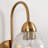 Jenavicia Brass Armed Sconce