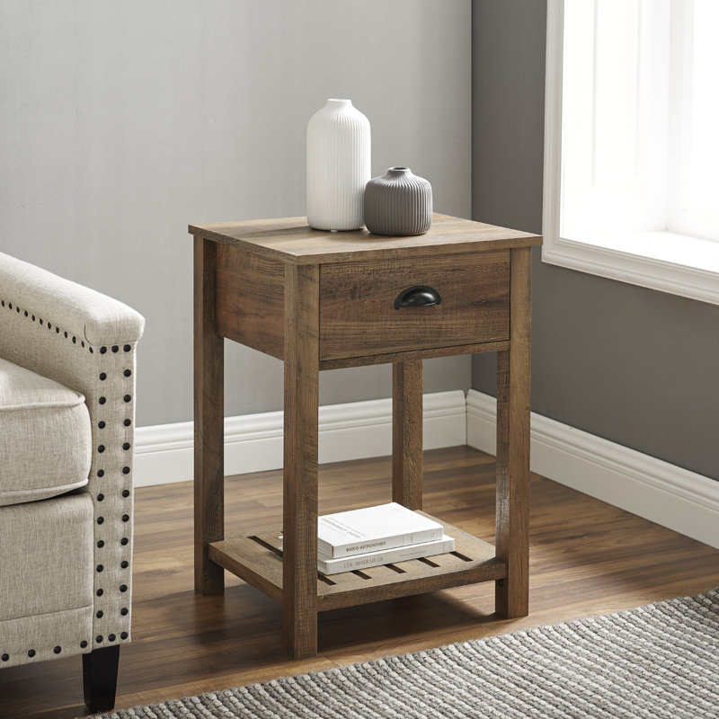 End Table, Barnwood