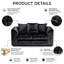 3 Piece Velvet Standard Living Room Set-230837028