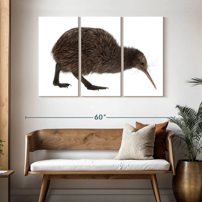 Brampt Kiwi Bird, 32" H x 50" W
