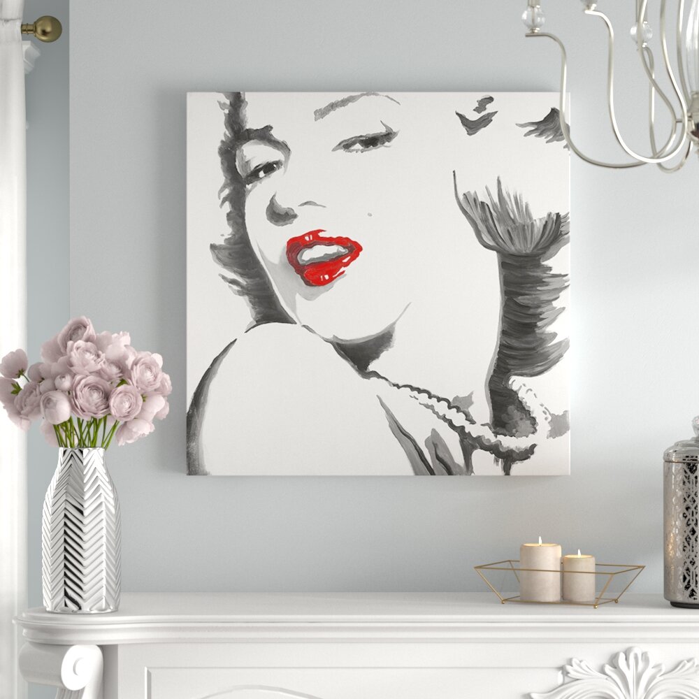 marilyn monroe wall outline