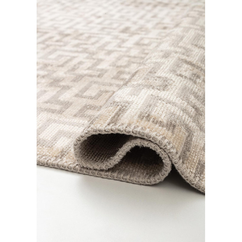 Geometric Allover Trellis Rug, Rectangle 6'7" x 8'3"