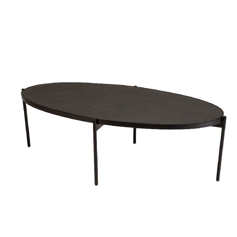 Basile Four Leg Coffee Table, Black