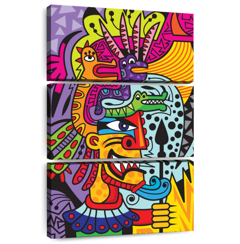 Kelan Aztec I, 38" H x 24" W