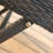 Dezaria Outdoor Wicker Chaise Lounge with Table