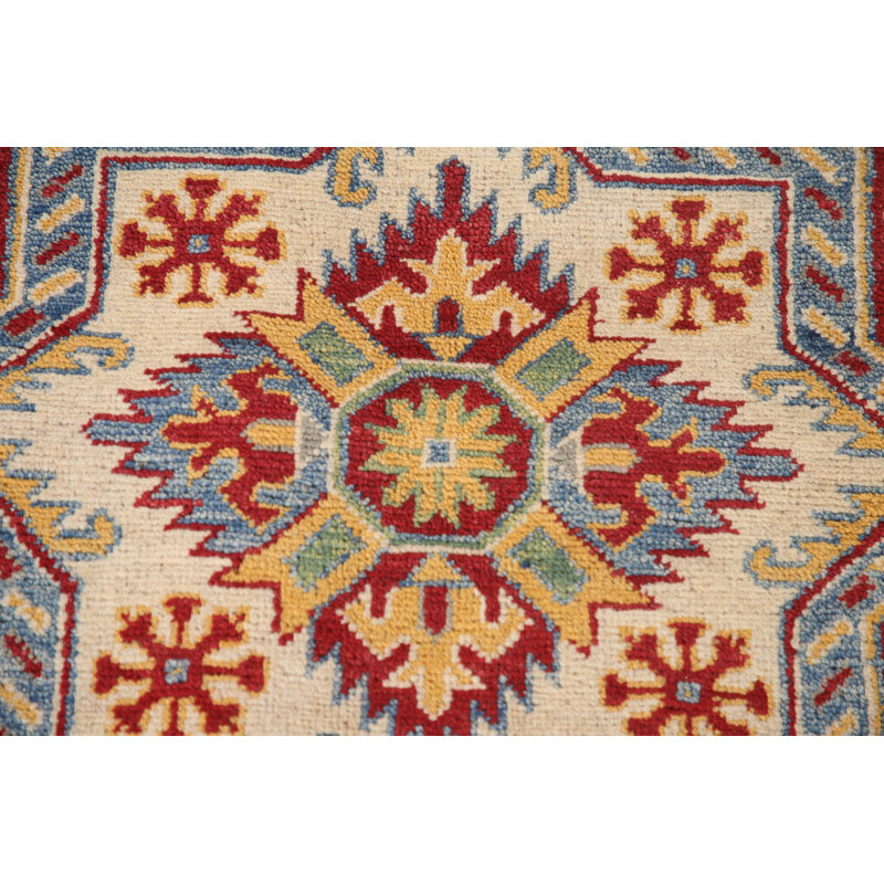 Handmade Kazak Oriental Area Rug