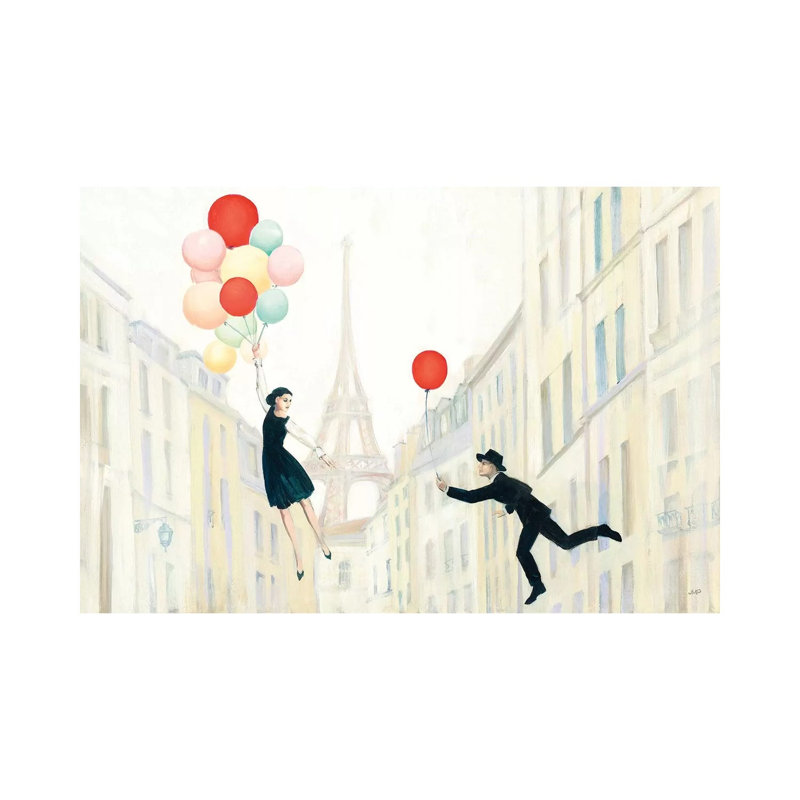 Aloft In Paris I by Julia Purinton - Wrapped Canvas Print, 20.32 cm H x 30.48 cm W