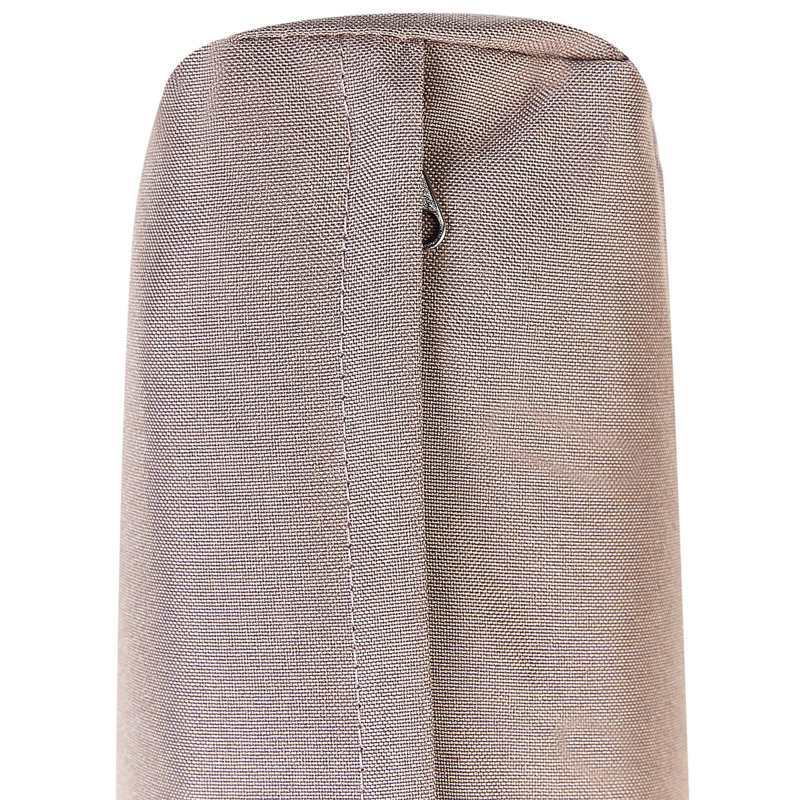 CERRETO Wood Outdoor Lounge Chair, Taupe