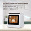 Table Top Dishwasher With 6 Programs, Mini Countertop Dishwasher With 5l Water Tank, Freestanding, White