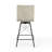 Rikhil Swivel Upholstered Counter Stool with Metal Frame-62173289-62173290