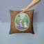 Coussin décoratif intérieur/extérieur westie