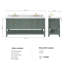 Magnolia Bath Vanity Rectangular Basin S073DCWRV-5488605-12012063
